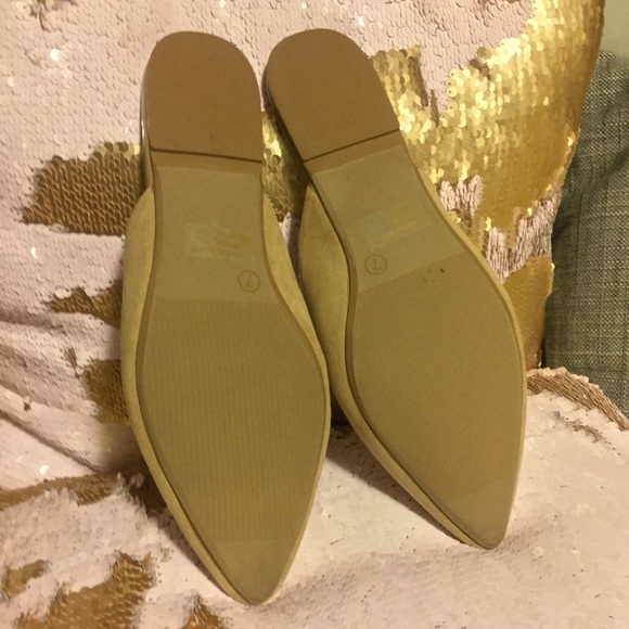 ✨Reserved for @lillylife✨ Faux Suede Mule Flats - Picture 2 of 4